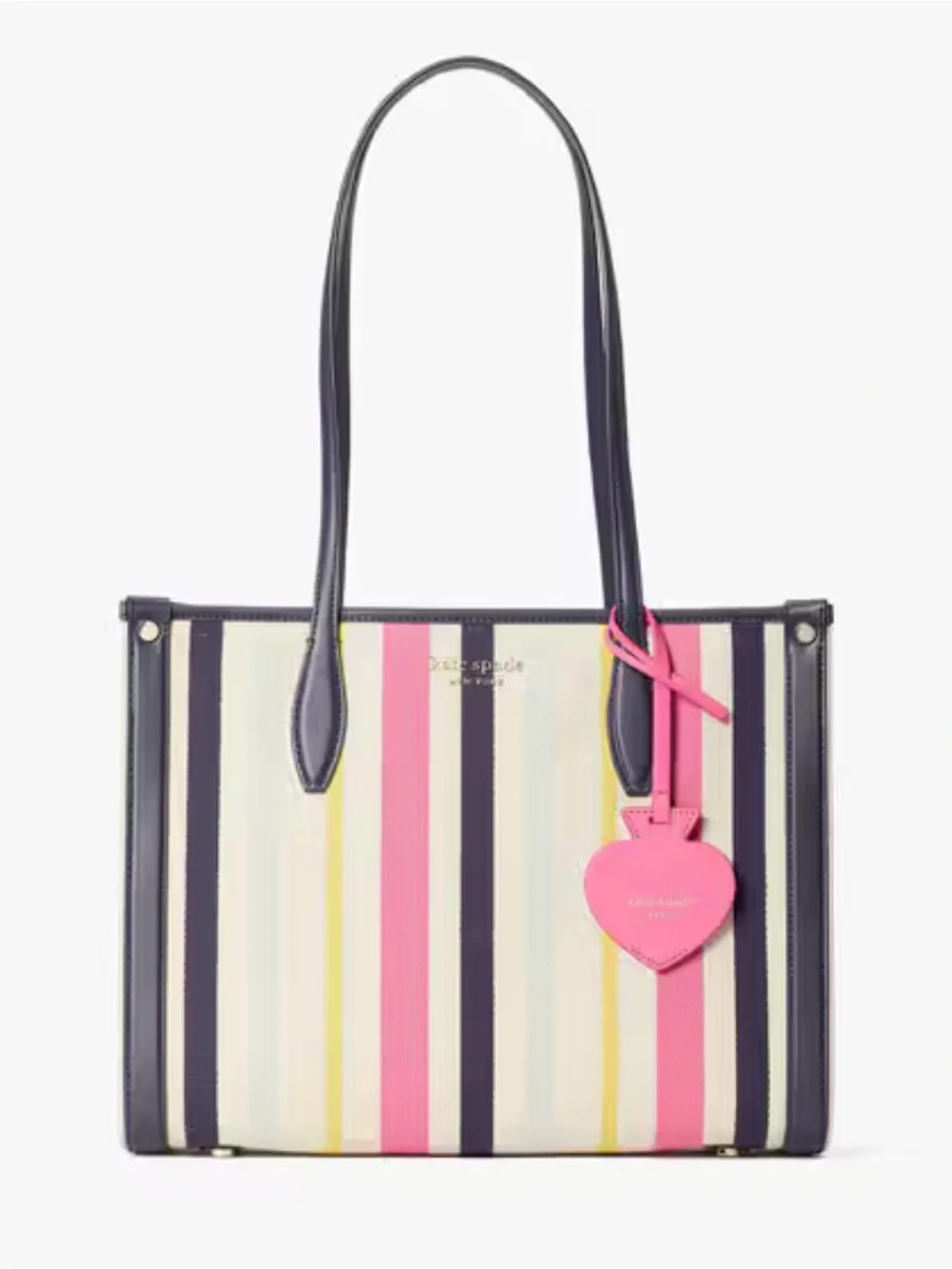Kate Spade New York Market Breezy Stripe Medium Tote. So Gorgeous and Classic 🧡🤩